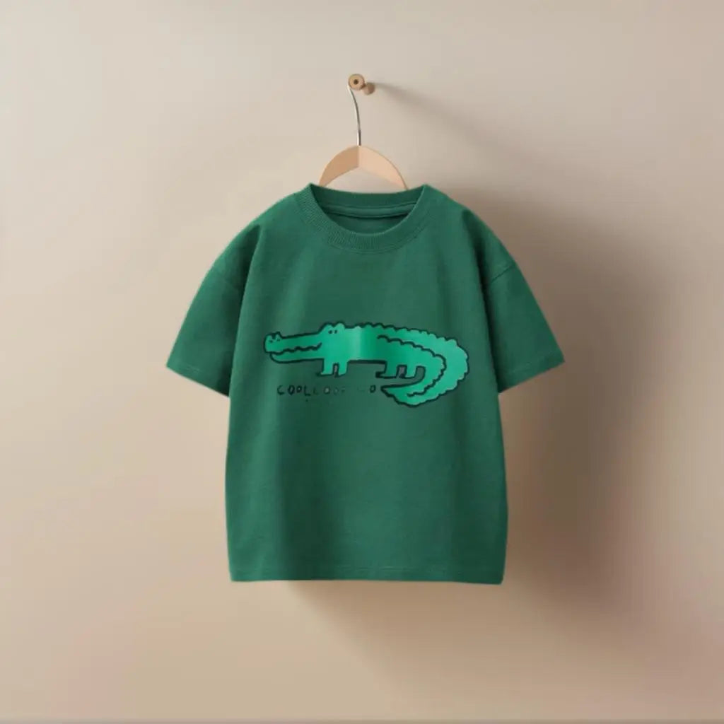 Children T-shirt Printed Cartoon Sport Shirt