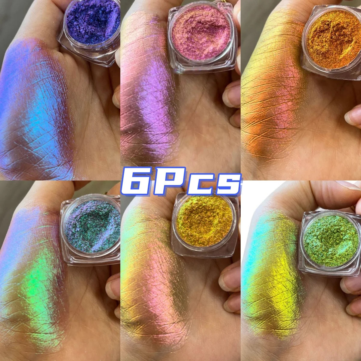 Elegant Mirror Chrome Effect Metallic Dust For Nail