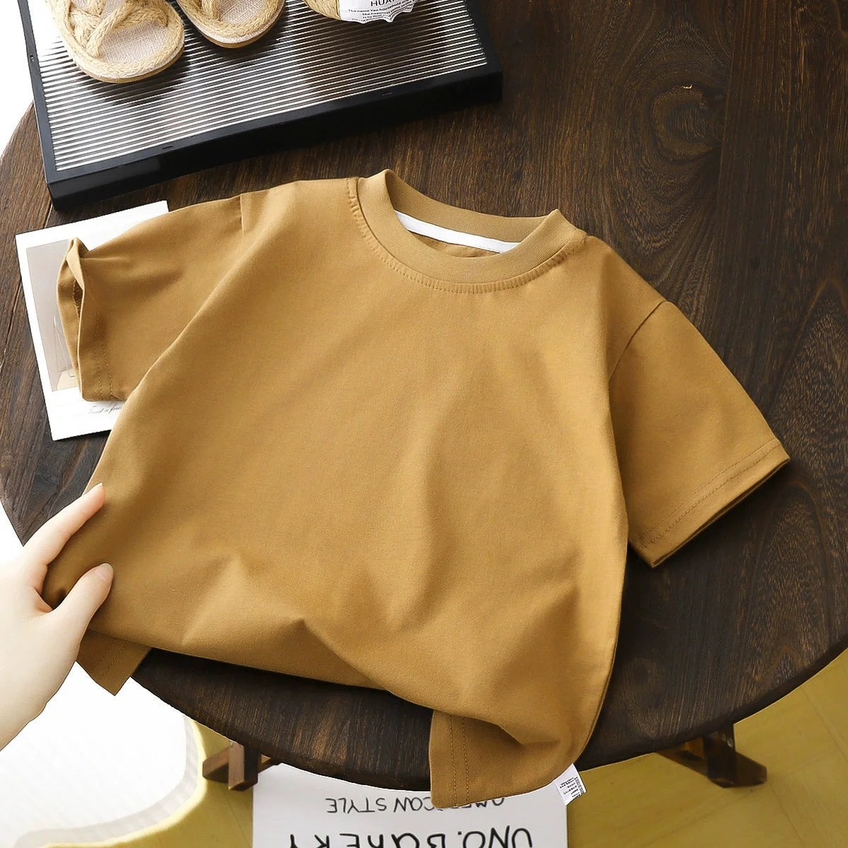 Children's Elegant Cotton T-shirt Tops
