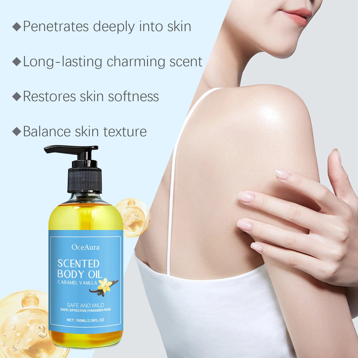 Vanilla Body Massage Oil