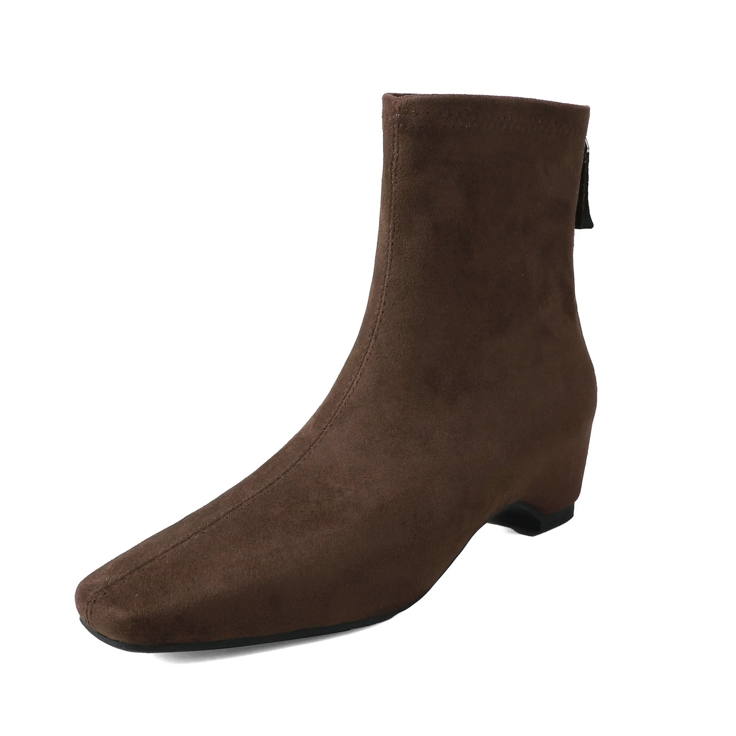 Fashion Microfiber Ankle Boots High Heels