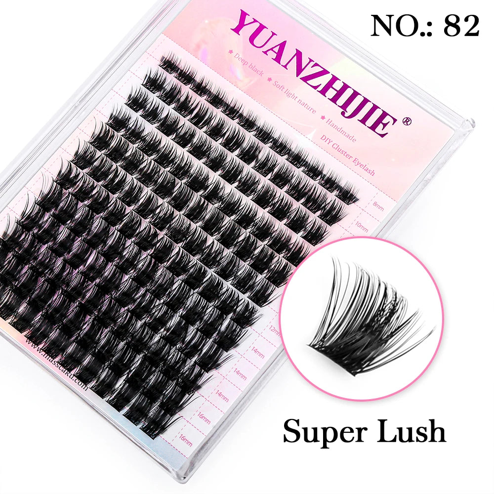 Cluster Lashes 3D Natural Bunch Curl