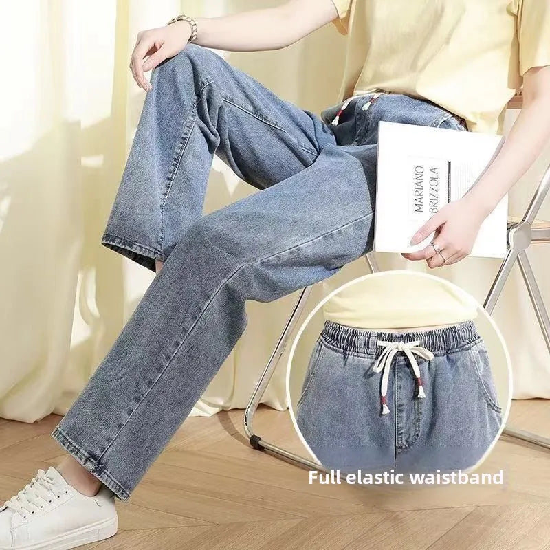 Trendy Straight Cut  Denim lady Jeans