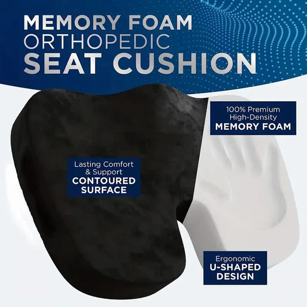 Travel Seat Cushion Memory Foam Pillow