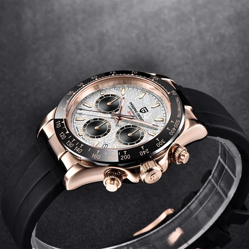 Retro Chronograph Waterproof Watch