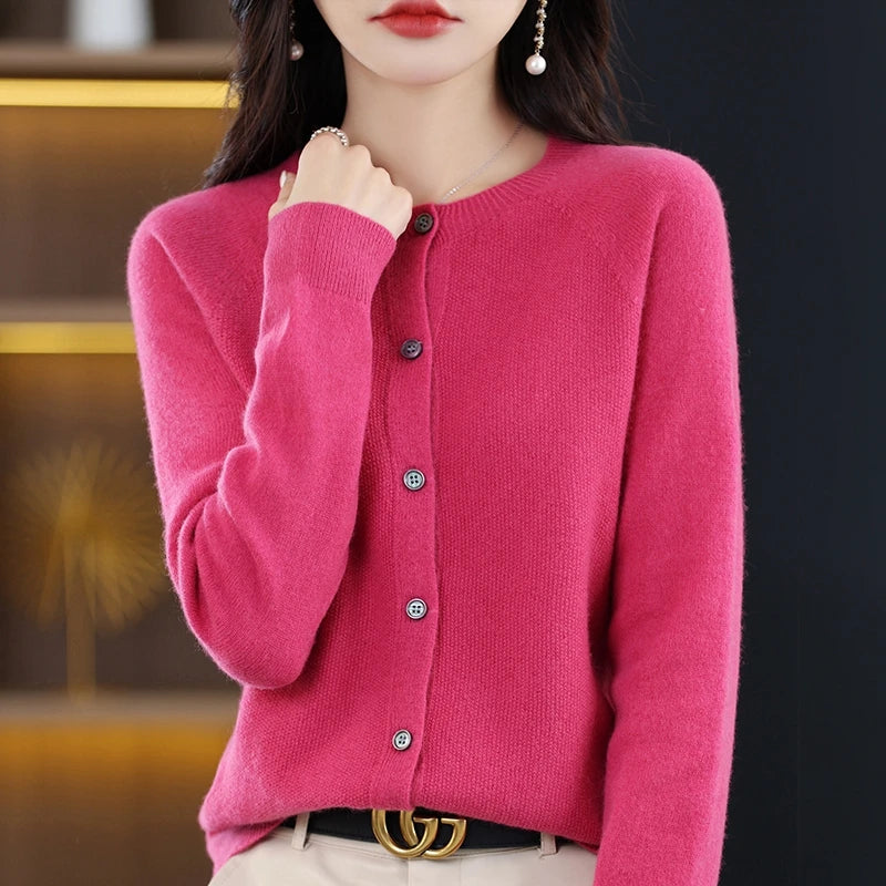 High-Grade Knit  Cardigan Fashion Coat
