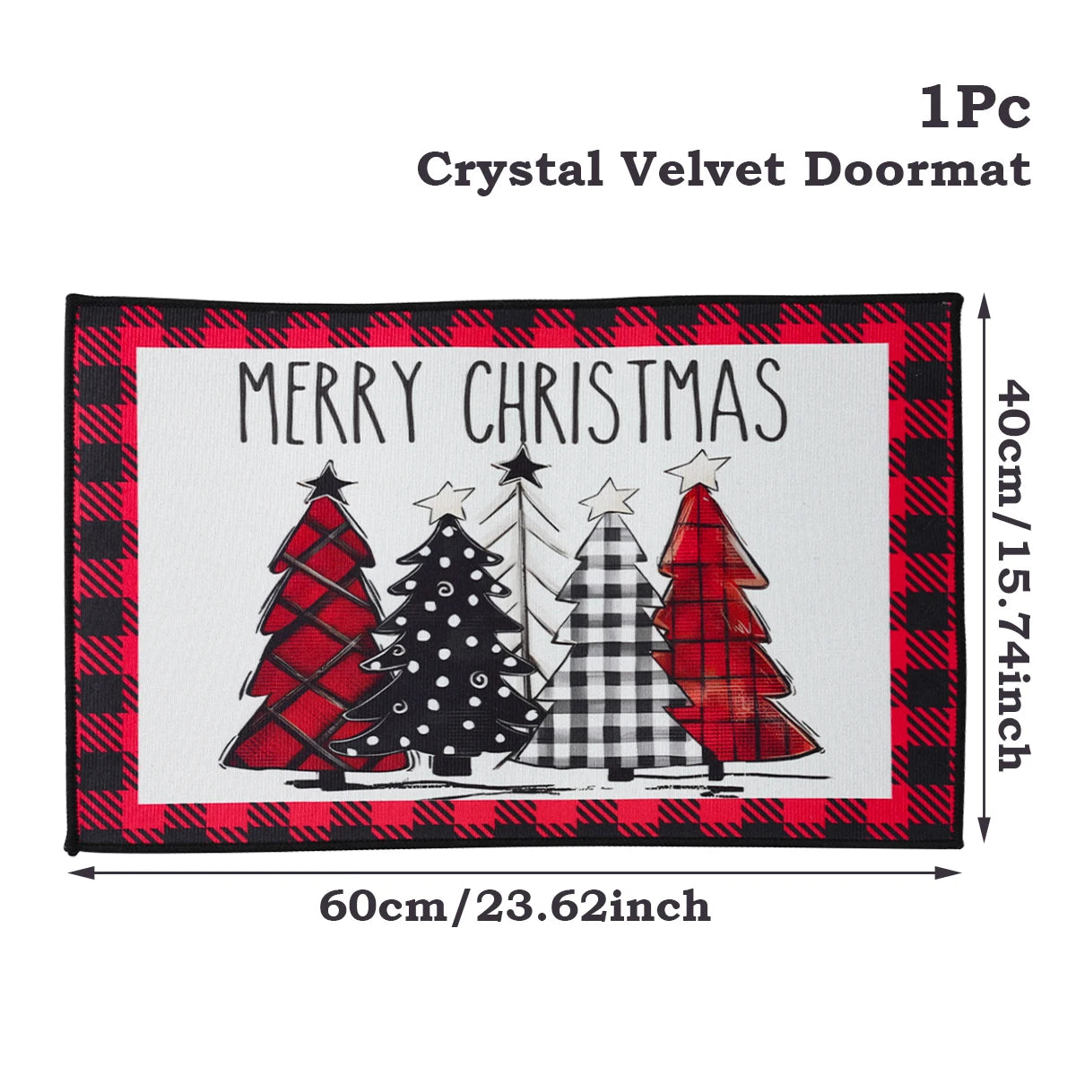 Christmas Door Mat Santa Claus