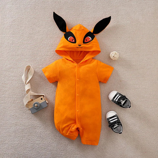 Newborn Anime Fox Role-Playing Baby Jumpsuit