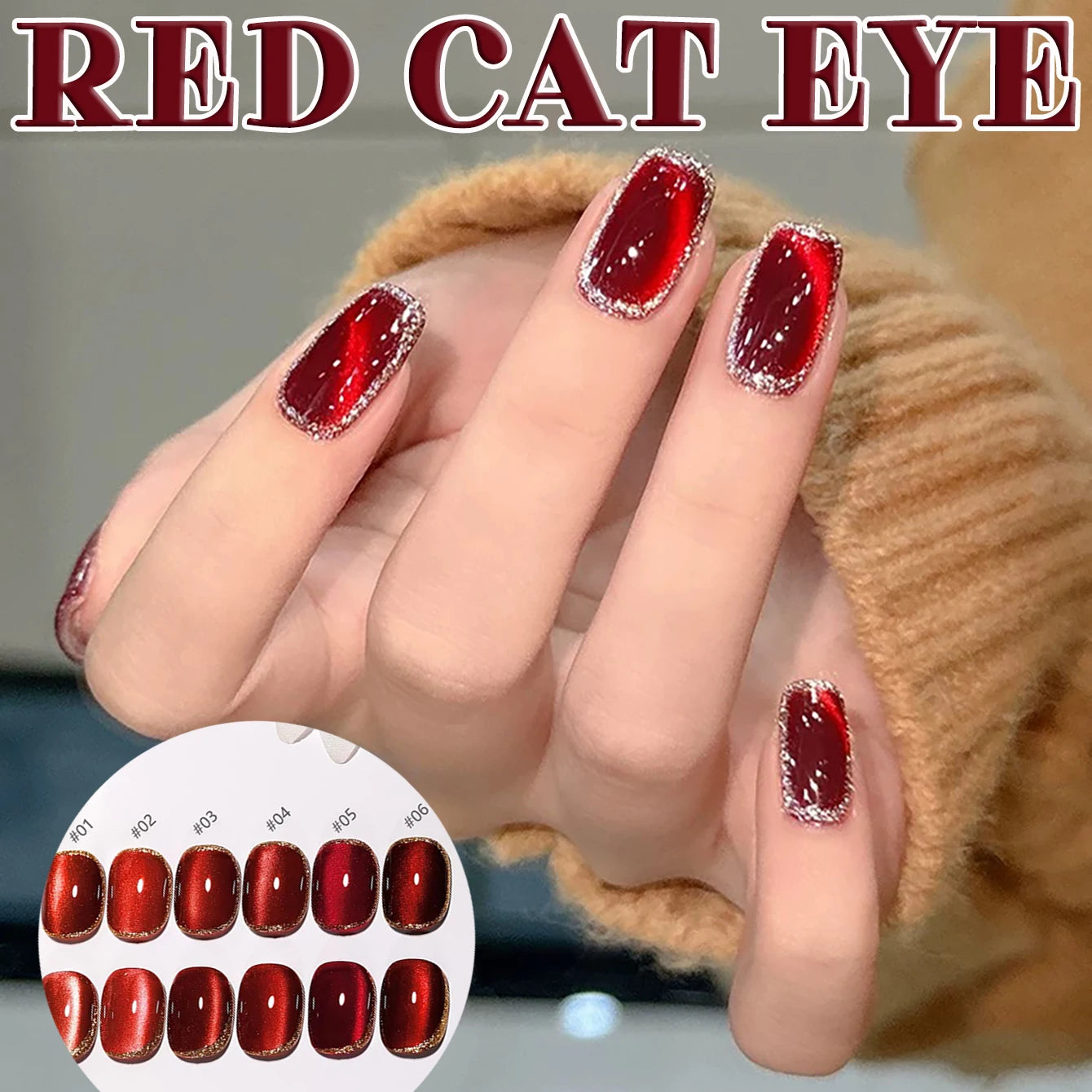 Night Cat Eye Gel Nail Polish