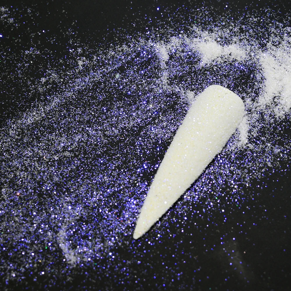 Glitter Snow White Nail Art Sugar Powder