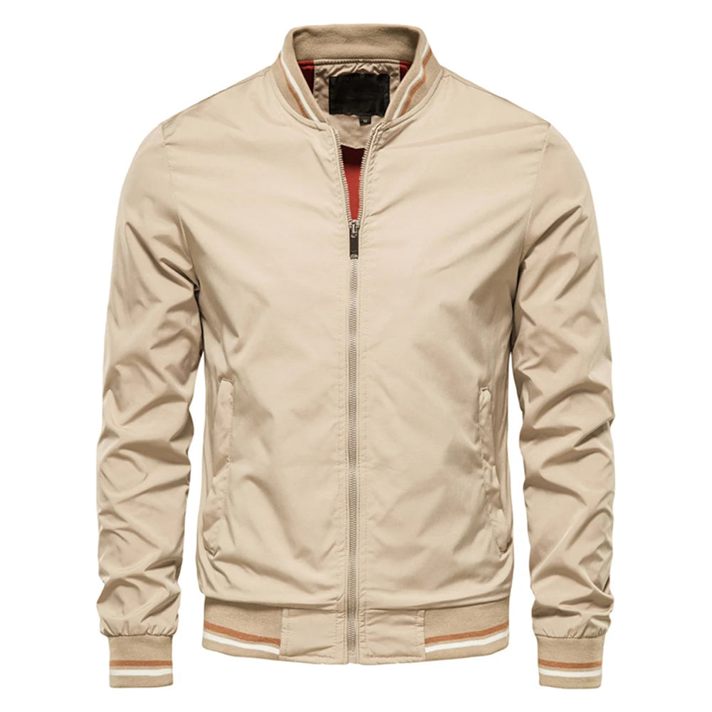 Spring Summer Bomber Casual Slim Fit Men Jackets