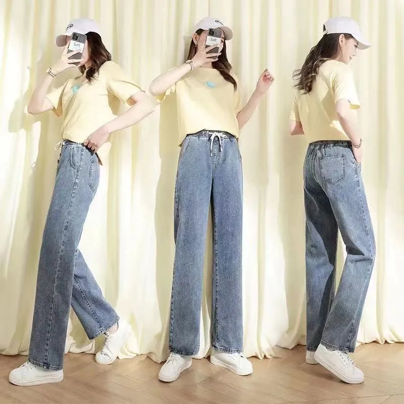 Trendy Straight Cut  Denim lady Jeans