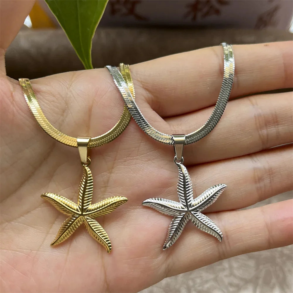 Exaggerated Starfish Star Pendant