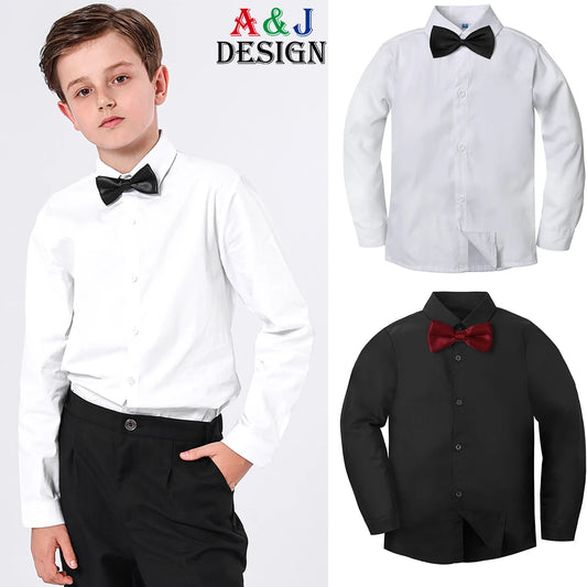 unisex Dress Bow tie Formal Gentleman shirt