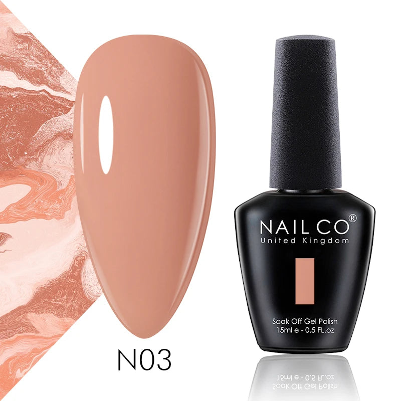 Coat And Base Coat Art Design Gel Nail Polish