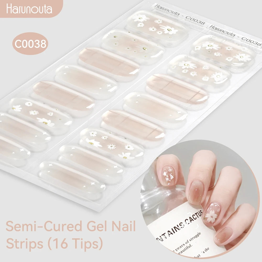 Semi Cured Gel Nail Sticker