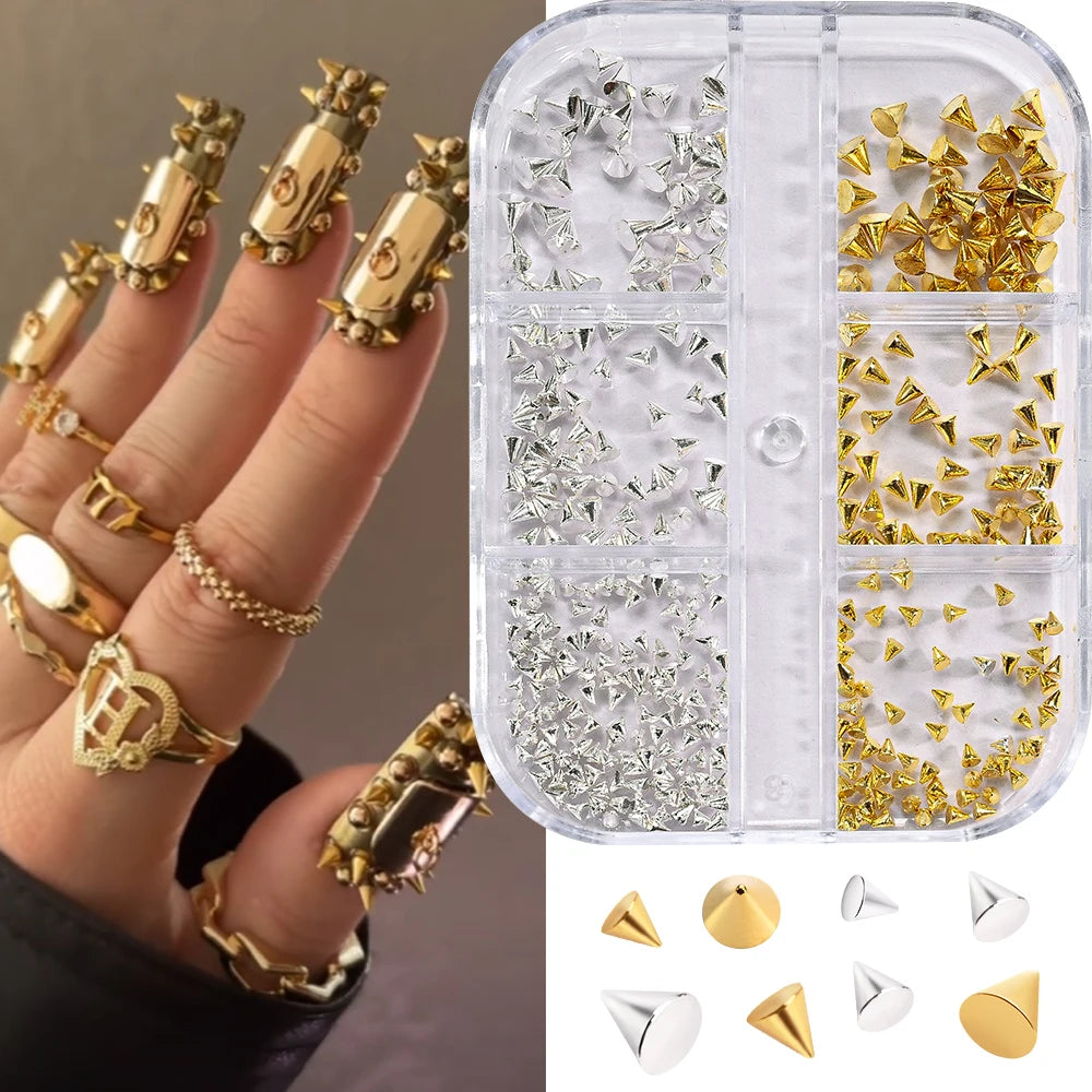 Nail Piercing Punk Nail Charms