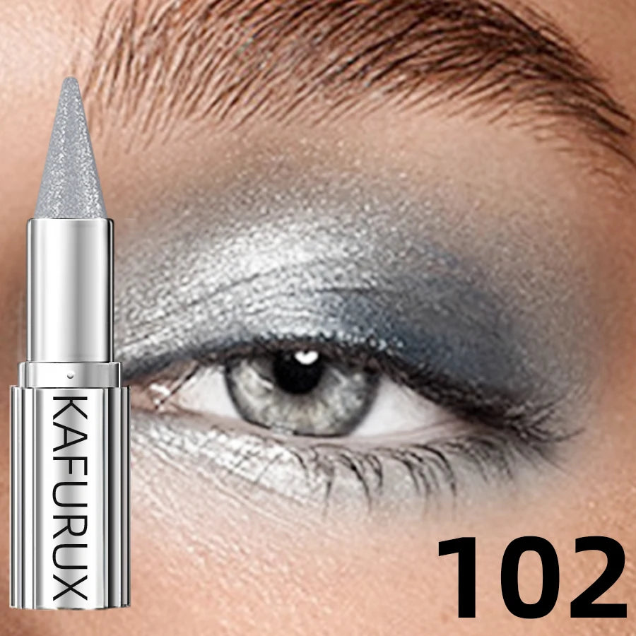 12 Colors Metallic Eye shadow Pencil Glitter