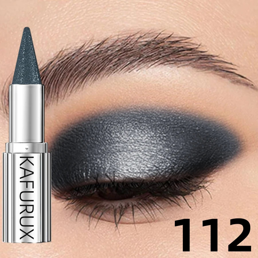 12 Colors Metallic Eye shadow Pencil Glitter