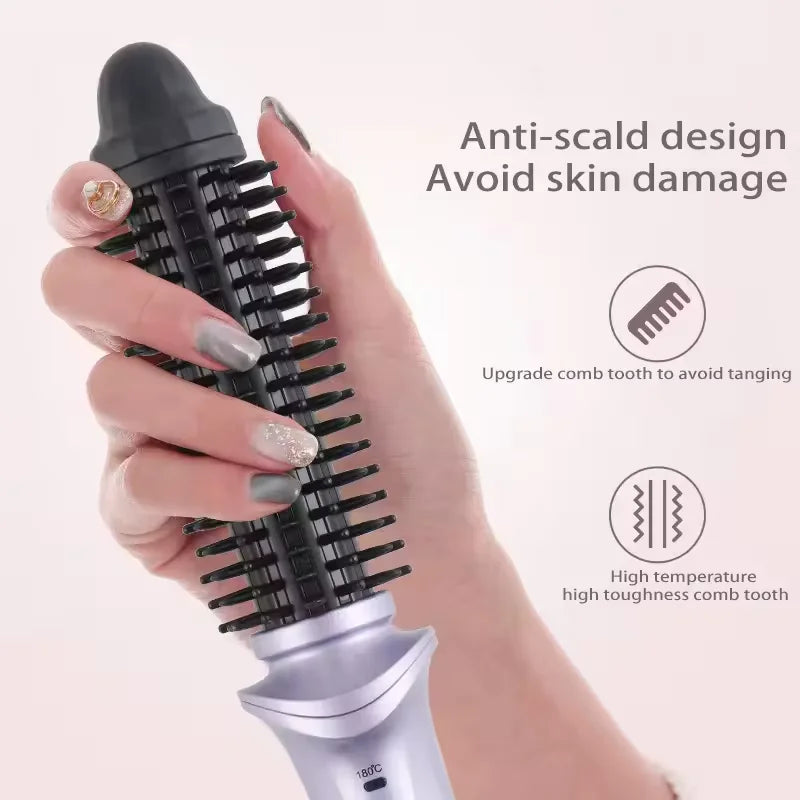 High Quality Hair Curler Electrical PTC Heating Portable Curling Iron Rotating Automatic Hair Curler comb