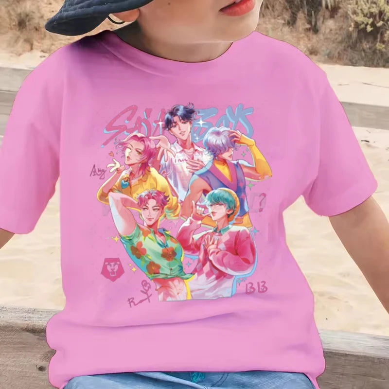 Anime K pop Demon Hunters Kids T-shirts