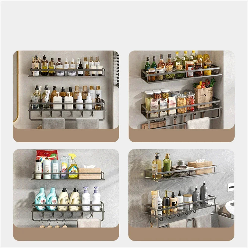 Toilet Paper Storage Shelves Without Drilling