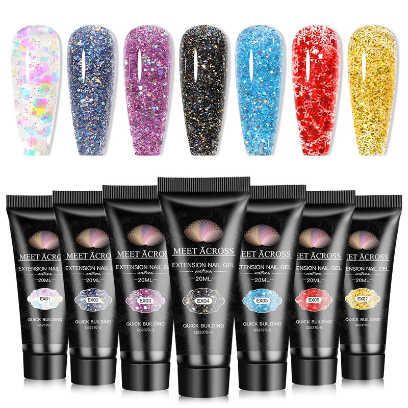 Extension Nail Gel Polish Set