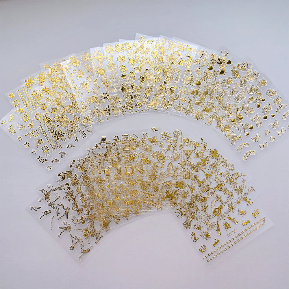 3 D Flowers Cherry Blossoms Rose Daisy Nail