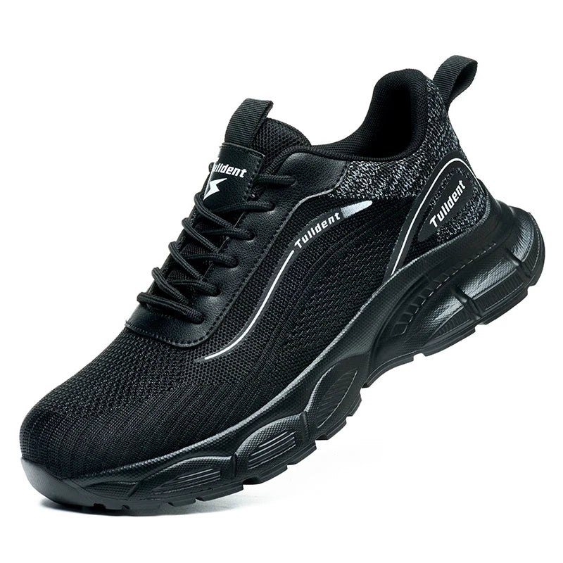 Men's safety anti smash and anti stab work shoes