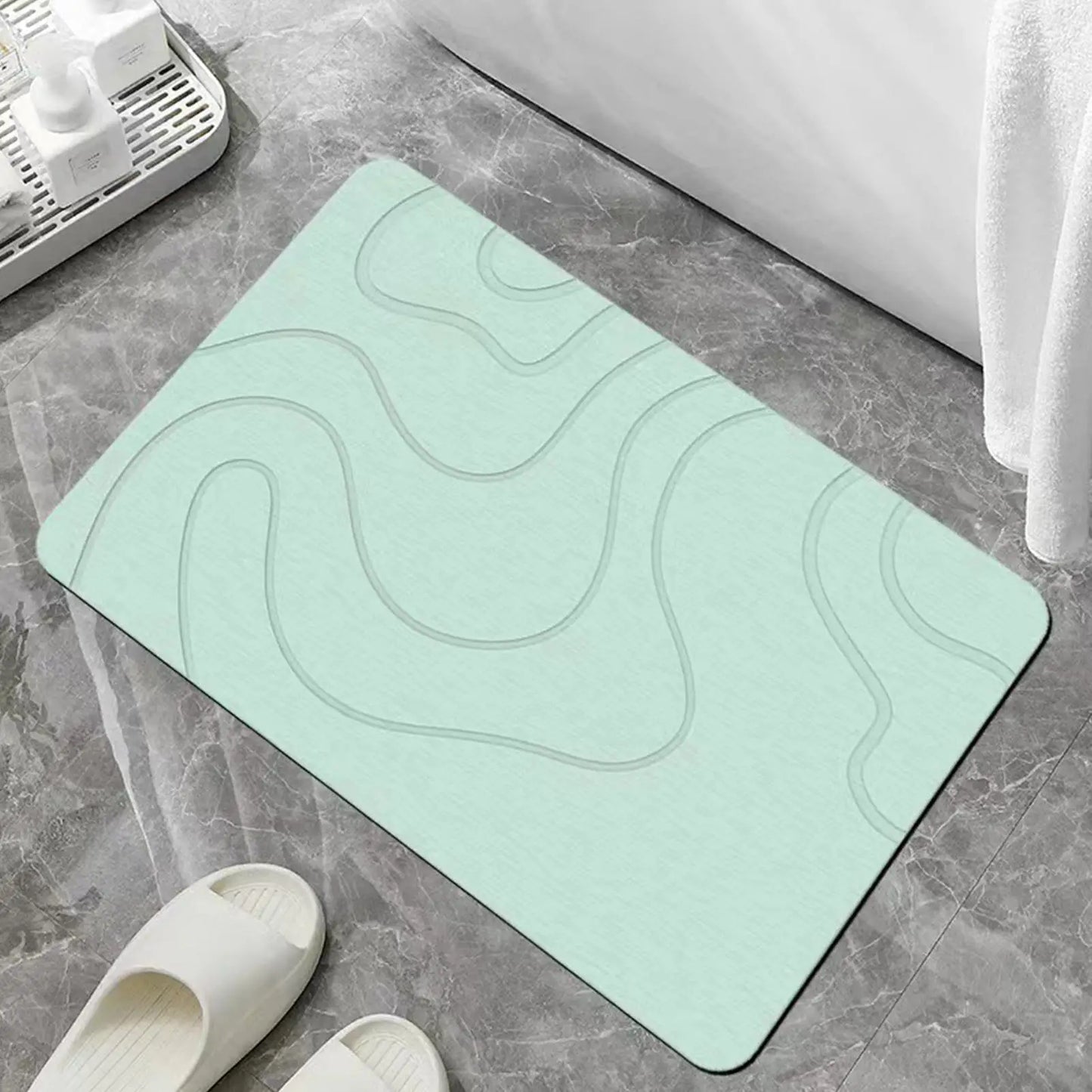 Quick drying Stone Bath Mat