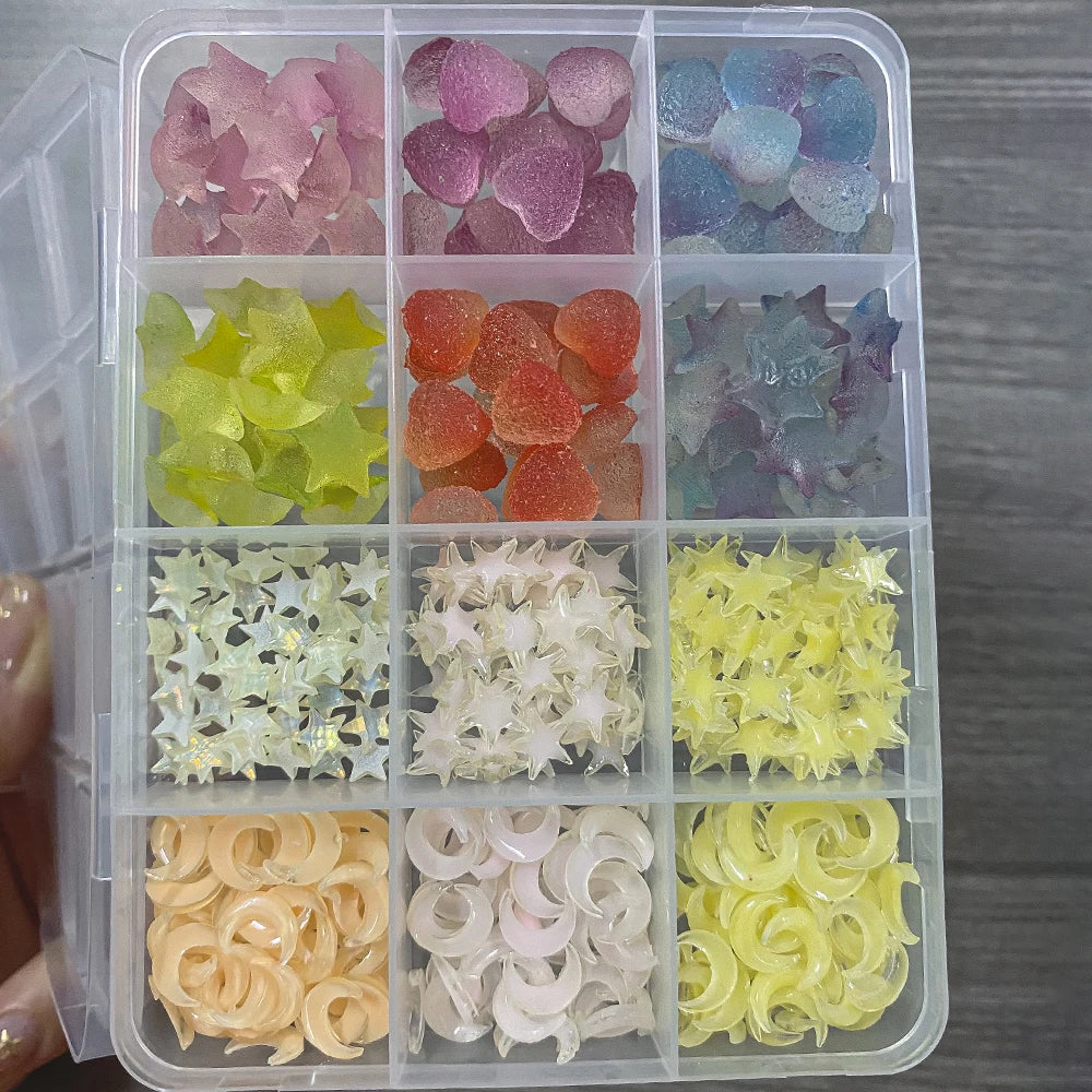 3D Multi-Shapes Flower Butterfly Nail Art