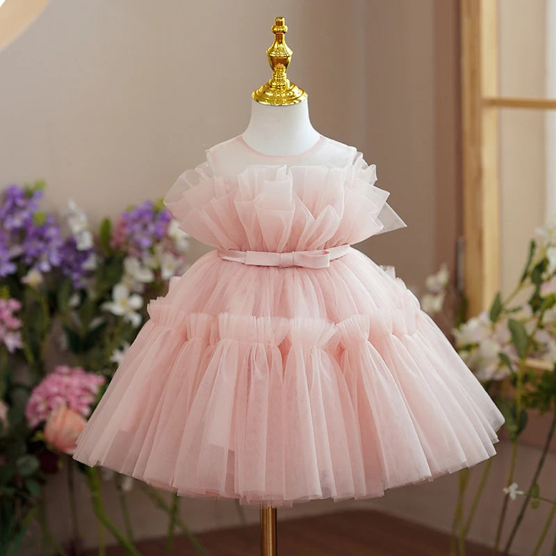 Flower Tulle Tutu  Formal Dress