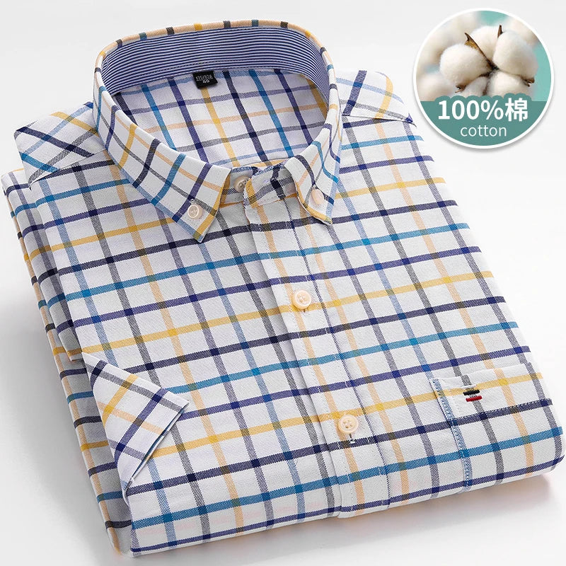 Oxford Cotton Casual Shirt For Men