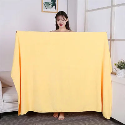 Extra large microfiber bath towel