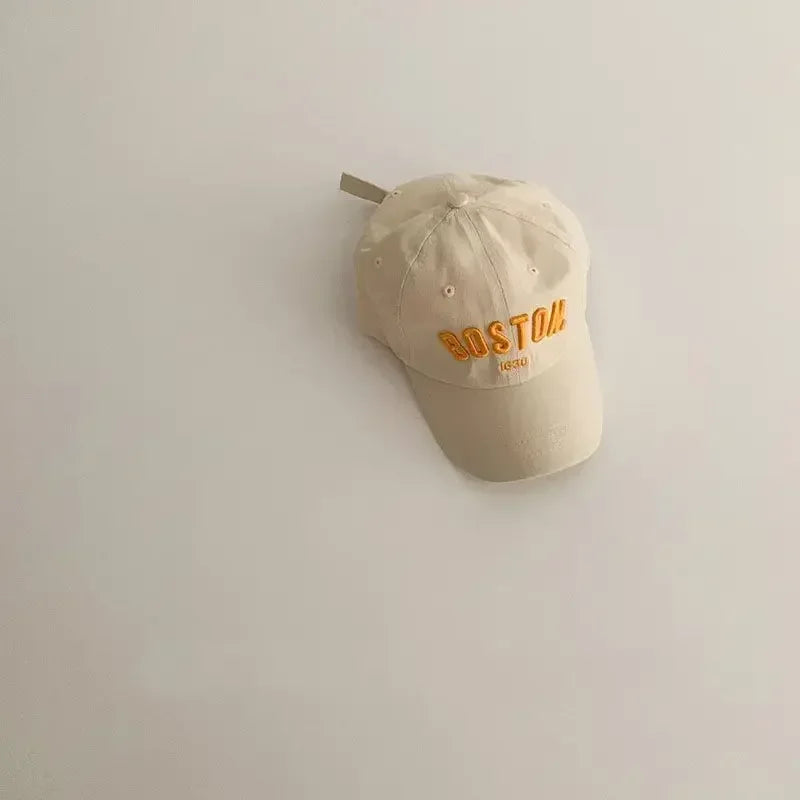 Letter Kids Baseball Embroidery Cap