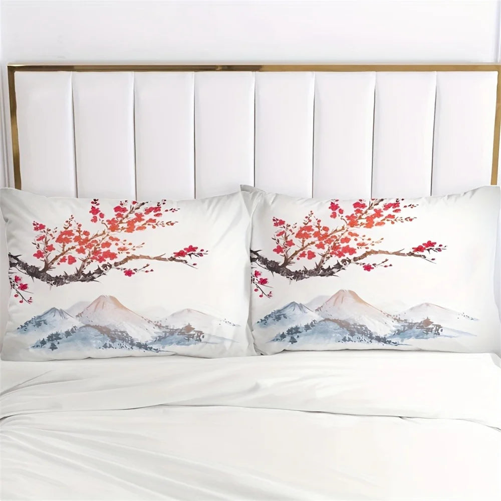 Chinese Style Fitted Sheet Set