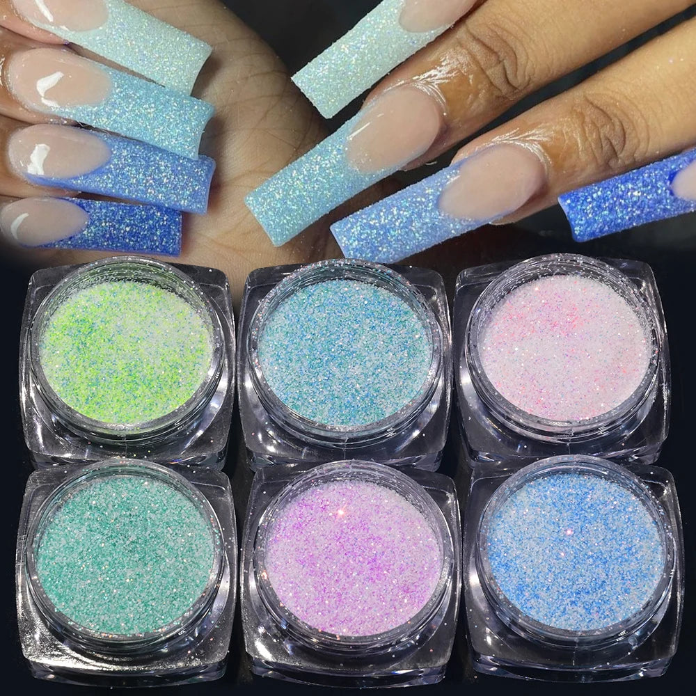 Elegant Mirror Chrome Effect Metallic Dust For Nail