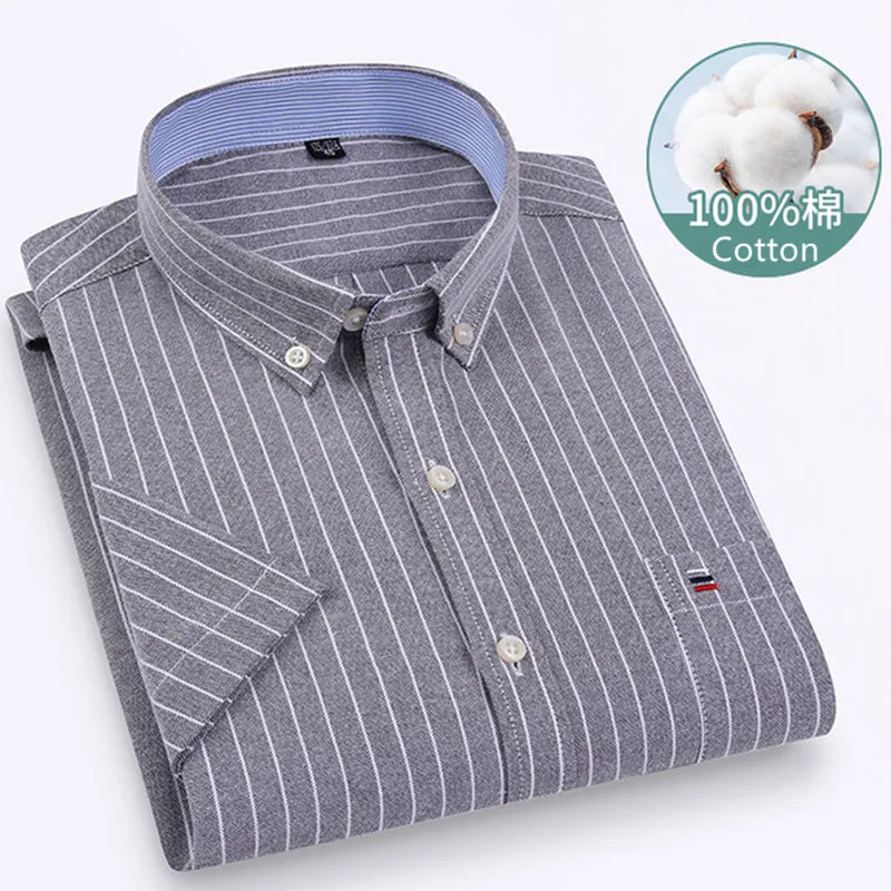 Oxford Cotton Casual Shirt For Men