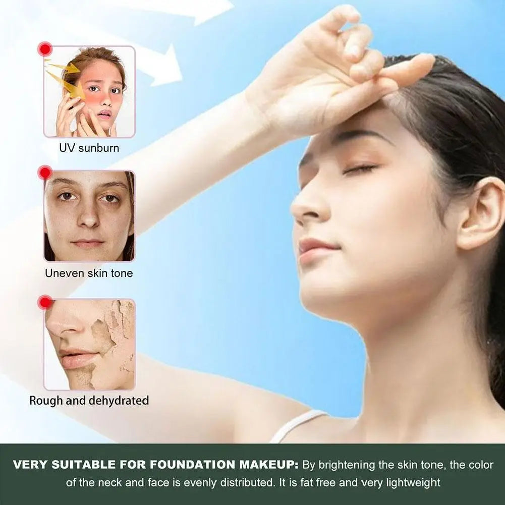 Heart leaf Moisturizing Sunscreen Deep Cleaning Face Cream