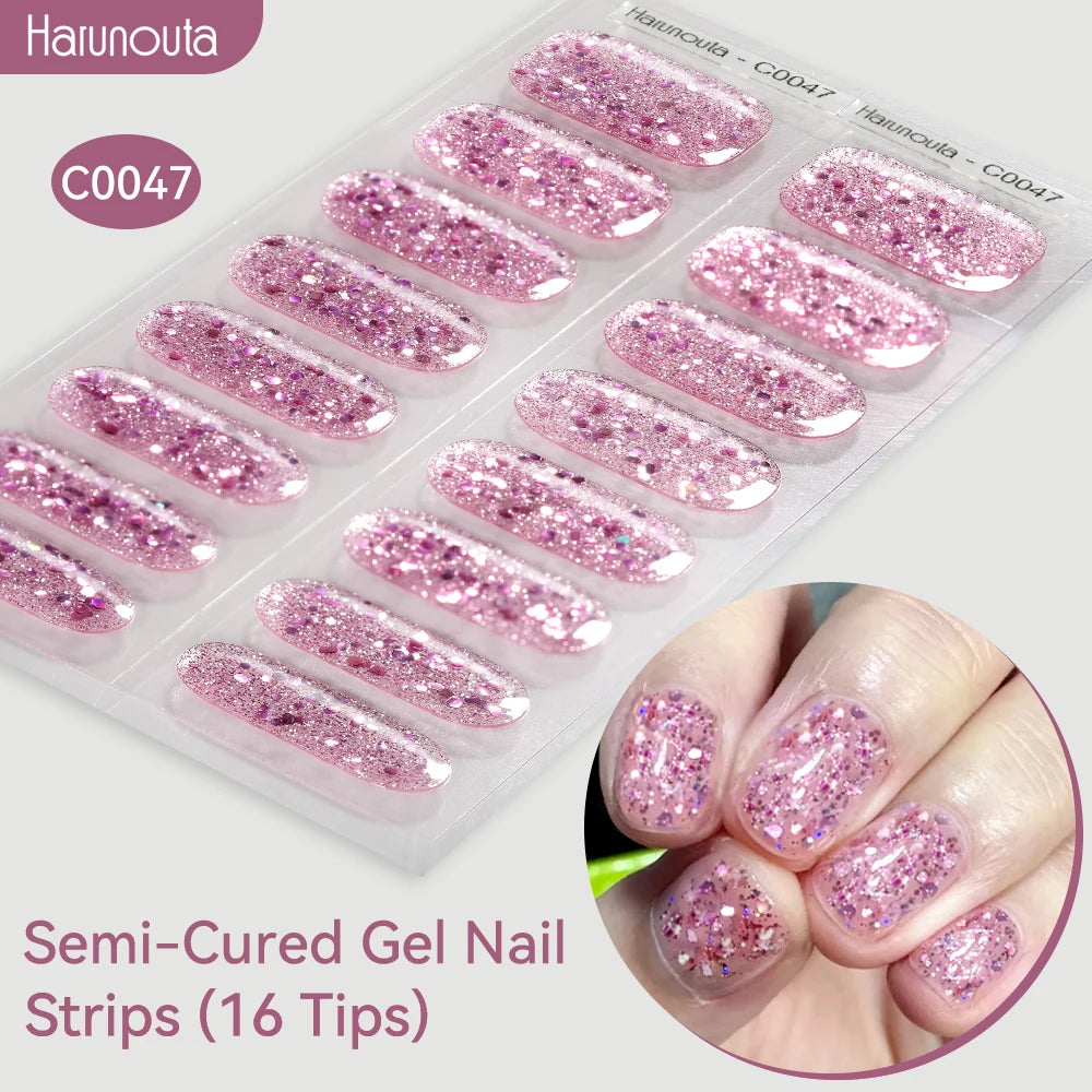 Semi Cured Gel Nail Sticker