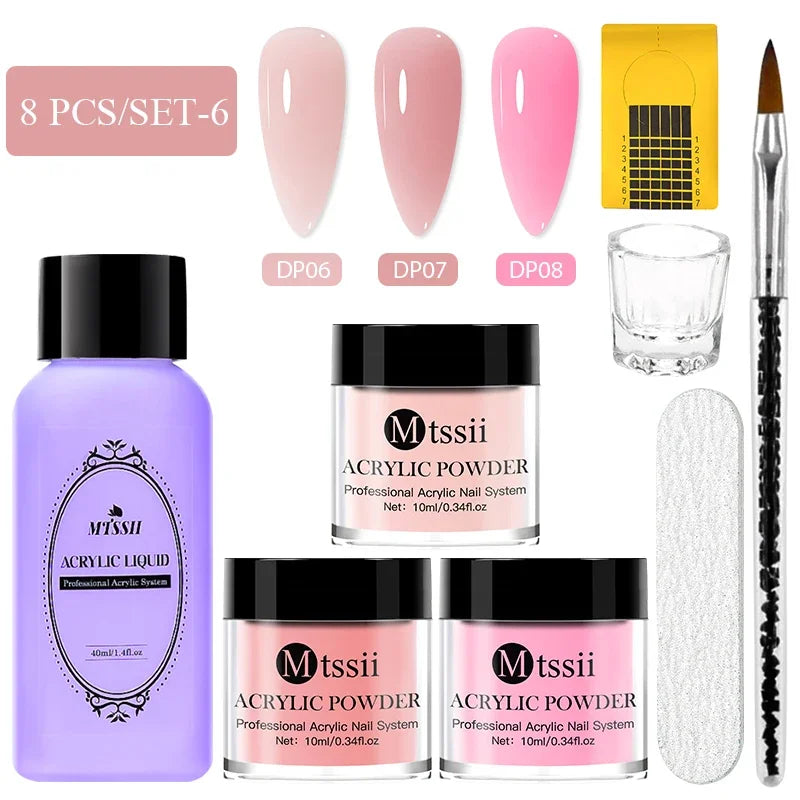 Acrylic Powder Nail System Set