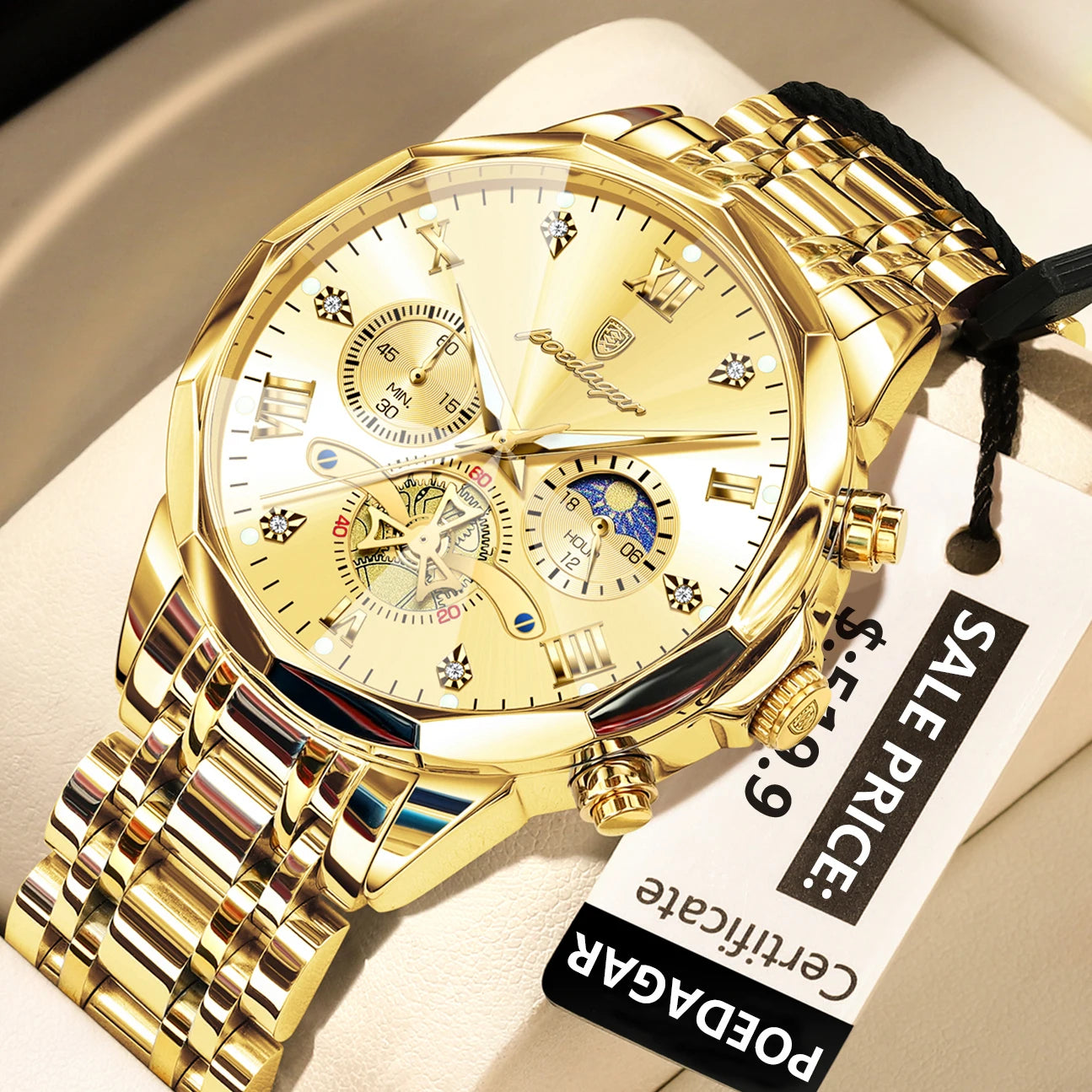 Luxury Original Waterproof Luminous Wristwatch
