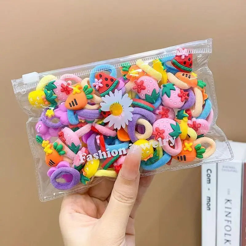 Cute Cartoon Rubber Elastic Hair Bands