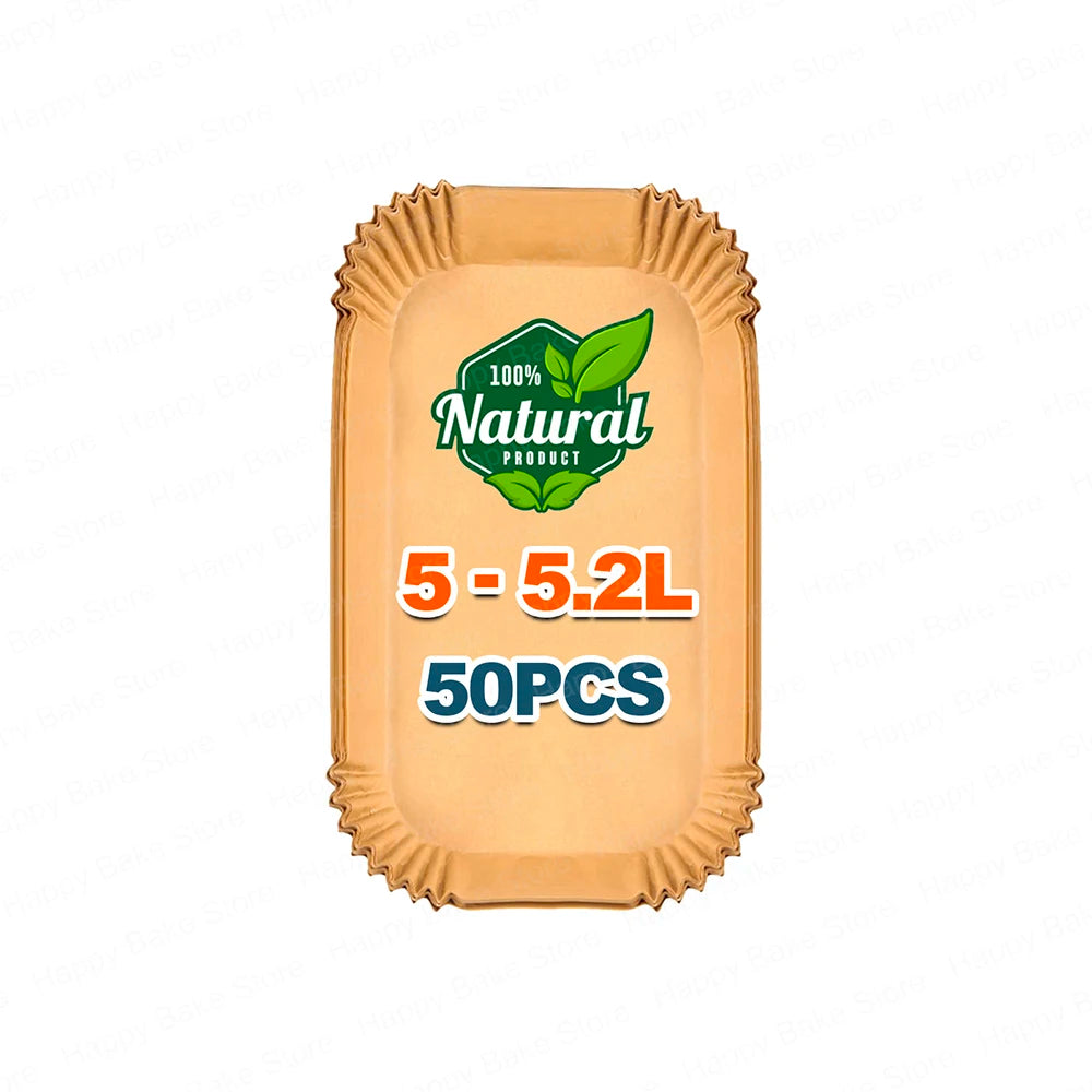 Hot Air Fryer Baking Paper for Cosori 2 Chambers Airfryer Dual Blaze TwinFry XXL 10L, Ninja Foodi Flexdrawer 10.4L AF500DE