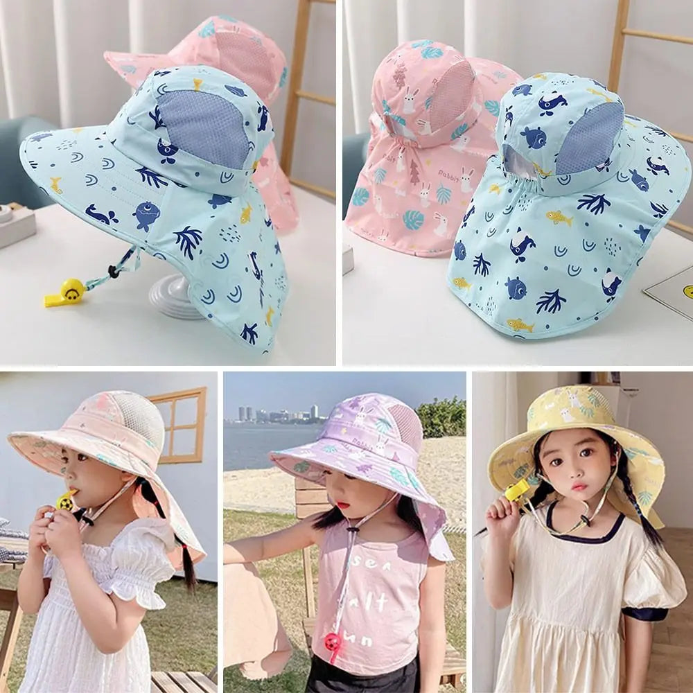 Anti UV Kids Bucket Cap