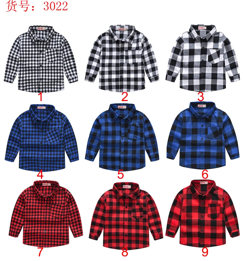 Unisex Classic Woolen Checkered Shirt