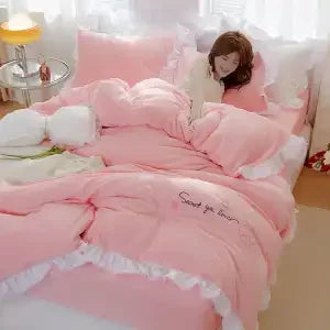 Winter Thickened Warm Four-piece Set