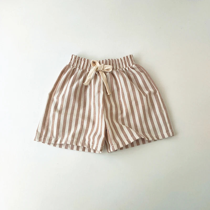 Children's Vintage Linen Cotton Stripe Pants