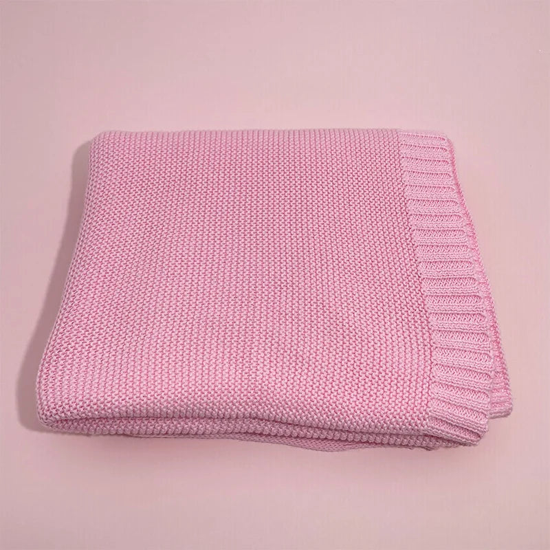 Embroidered Name Knitted Blanket