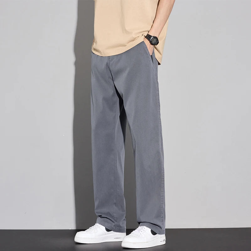 Summer Thin Men's Soft Lyocell Casual Pants